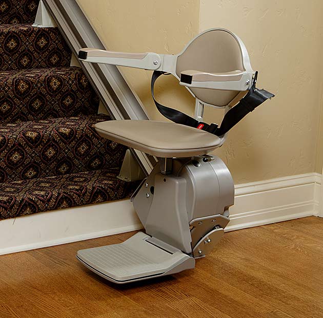 San Bernardino indoor straight rail home residential stair chair lift glide