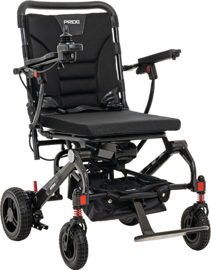 San Bernardino Pride Jazzy Carbon Foldable Electric Motorized Wheelchair